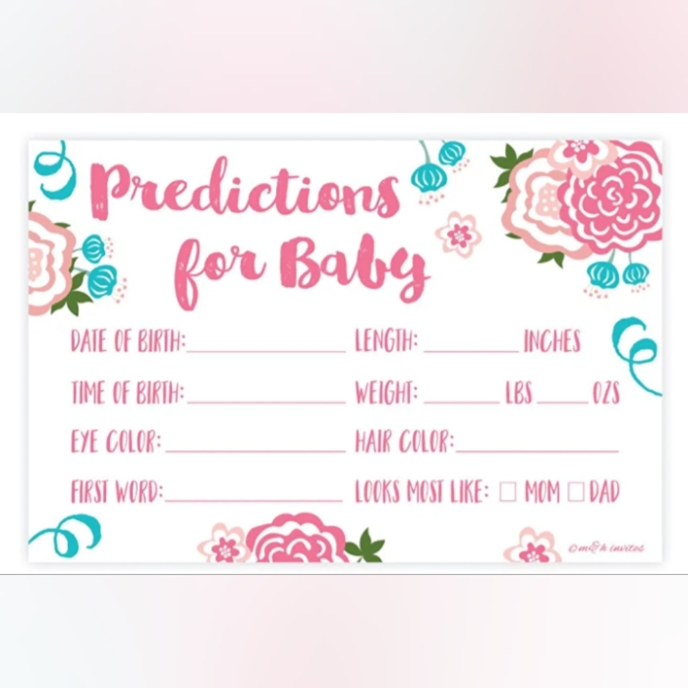 LOT of Lil' Peanut and Baby Girl Shower Games and Decorations - Picture 4 of 13
